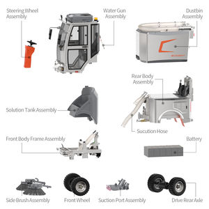 Balayeuse Routière Électrique Neuve R-CX1800-F pour Applications de Nettoyage Urbain Automatisé en Ville Intelligente - Product Image 6