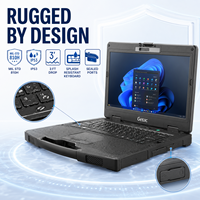 Nueva Laptop Industrial Resistente Intel Getac S410 G5 de 14 Pulgadas con Pantalla Táctil Opcional, Windows 11 Pro y SSD para Construcción y Topografía