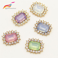 Accessoire de décoration DIY pour lacets de chaussures, boucle à ardillon en strass effet diamant pour Af1