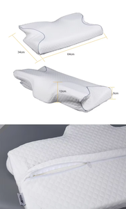 Ergonomic chỉnh hình gối nhà dệt may <span class=keywords><strong>Nasa</strong></span> lấy cảm hứng từ áp lực cứu trợ làm mát Bộ nhớ bọt gối - Product Image 6