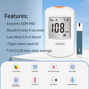 Moniteur de glycémie Yasee pour usage domestique, capteur de glucose, glucomètre, prix de gros, matière plastique, glucomètre - Product Image 4