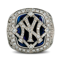 Bague de championnat personnalisée 2026 en filigrane, vente en gros, superbes bagues de championnat de baseball personnalisées plaquées or blanc