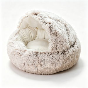Pet Plush <b>Nest</b> Crystal Plush Dog Warm Half Pack Cat <b>Nest</b> Deep Sleep Long Plush Cat <b>Nest</b> Dog <b>Nest</b> Cross Border Wholesale - Product Image 3