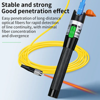 Lápiz de Luz Roja Recargable para Fibra Óptica FTTH, VFL 15/30/50mw, Probador de Cable de Fibra Óptica, Localizador Visual de Fallas