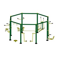 Gimnasio de acero inoxidable para discapacitados, equipo para deportes al aire libre, parque de ejercicios para niños