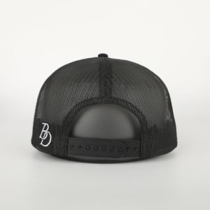Wholesale Unisex 6-Panel Sporty Polyester Mesh Snapback Cap High Quality Rubber <b>Patch</b> Embroidery Logo Custom Hip Hop Trucker Hat - Product Image 5