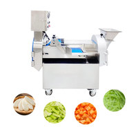 Automatische motor aangedreven fruit-, groente-, ui-, peper- en wortelsnijmachine YQC850 model, 1 jaar garantie