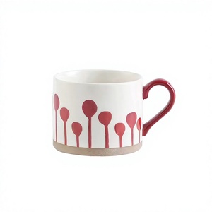 Taza de Cerámica Personalizada de Estilo Nórdico Simple con Diseño de Dibujos Animados, Desechable, de 380 ml, Apta para Lavavajillas y Microondas - Product Image 5