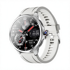 สมาร์ทวอทช์ Cross-Border H99 Global Pass 5G หน้าจอ AMOLED ขนาดใหญ่ 1.95 นิ้ว กล้องหมุนได้ วัดอัตราการเต้นของหัวใจ ความดันโลหิต สายซิลิโคนคู่ - Product Image 1