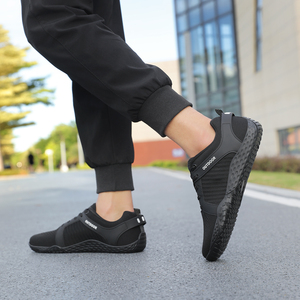 נעלי HEVA שחורות ספורטיביות, ללא הפרש גובה, לאימון, קלות משקל, נושמות, נגד החלקה, נוחות, מינימליסטיות, לאימון בסגנון רגליים יחפות - Product Image 6