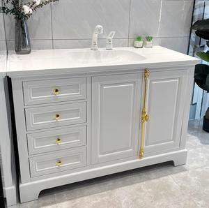 American Style Solid Wood <strong>Free</strong> <strong>Standing</strong> <strong>Bathroom</strong> Vanity <strong>Bathroom</strong> Furniture With <strong>Mirror</strong> - Product Image 5
