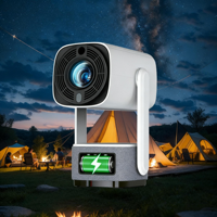 Projecteur K2 avec batterie intégrée, vente en gros d'usine, projecteur intelligent WiFi 5G Android 11 Mini projecteur Freestyle Natif 720P HD pour cinéma maison