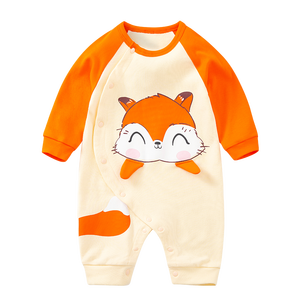 Factory Customization Cute Cartoon Baby Romper Long Sleeve Cotton Newborn Boy <strong>Girl</strong> Jumpsuit Soft Infant Toddler Clothes <strong>Onsie</strong> - Product Image 4