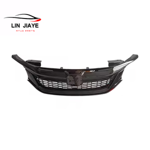 Griglia anteriore completamente nera per auto di alta qualità per 2016 2017 9th Honda Accord <span class=keywords><strong>American</strong></span> Sport paraurti anteriore griglia superiore - Product Image 1