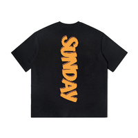 OEM Fabricante Street Wear Graphic Tees Unisex Hombres Mujeres Imprimir Camiseta Personalizada Heavyweight Boxy T Shirt