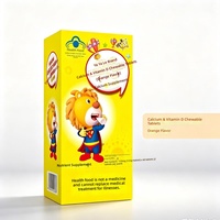 Nia Nia Le Calcium Vitamine D Comprimés à croquer saveur orange Supplément nutritionnel Blue-Label pour enfants 1,75g en boîte Vente directe