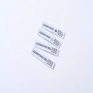 Customised your brand name woven neck label skin-friendly woven label