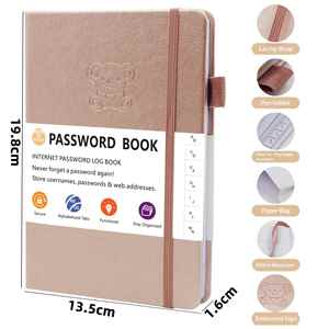สมุดโน้ตปกหนังเทียมแบบมีสายรัด ดีไซน์โคอาล่าภาษาอังกฤษเรียบง่าย 100-200 หน้า เทรนด์สร้างสรรค์ - Product Image 2