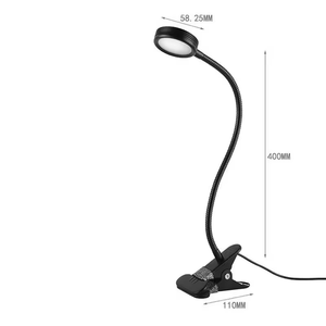 Lámpara <span class=keywords><strong>de</strong></span> abrazadera LED <span class=keywords><strong>de</strong></span> manguera <span class=keywords><strong>de</strong></span> metal con atenuación y tonificación USB Los estudiantes aprenden lámpara <span class=keywords><strong>de</strong></span> abrazadera <span class=keywords><strong>de</strong></span> cabecera - Product Image 2