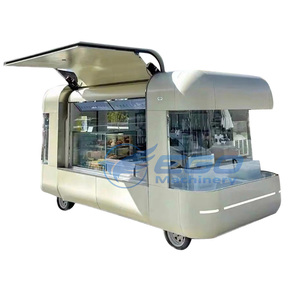 Hot Sale Electric Food Truck Trailer Customized Color Q235B Steel Structure Fast Food Hamburger Cart - Product Image 1