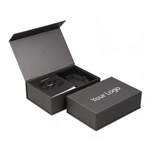 Custom Logo <b>Biodegradable</b> Magnetic Gift Box for Electronics Luxury Jewelry <b>Packaging</b> Paper Boxes - Product Image 2