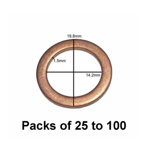 1151885Z00 11518-86Z00 5073946AA 8-11023-582-0 8-94158-328-0 94525114 96051346 N0138492 9956-21-400 joint de bouchon de <span class=keywords><strong>vidange</strong></span> d'huile - Product Image 2