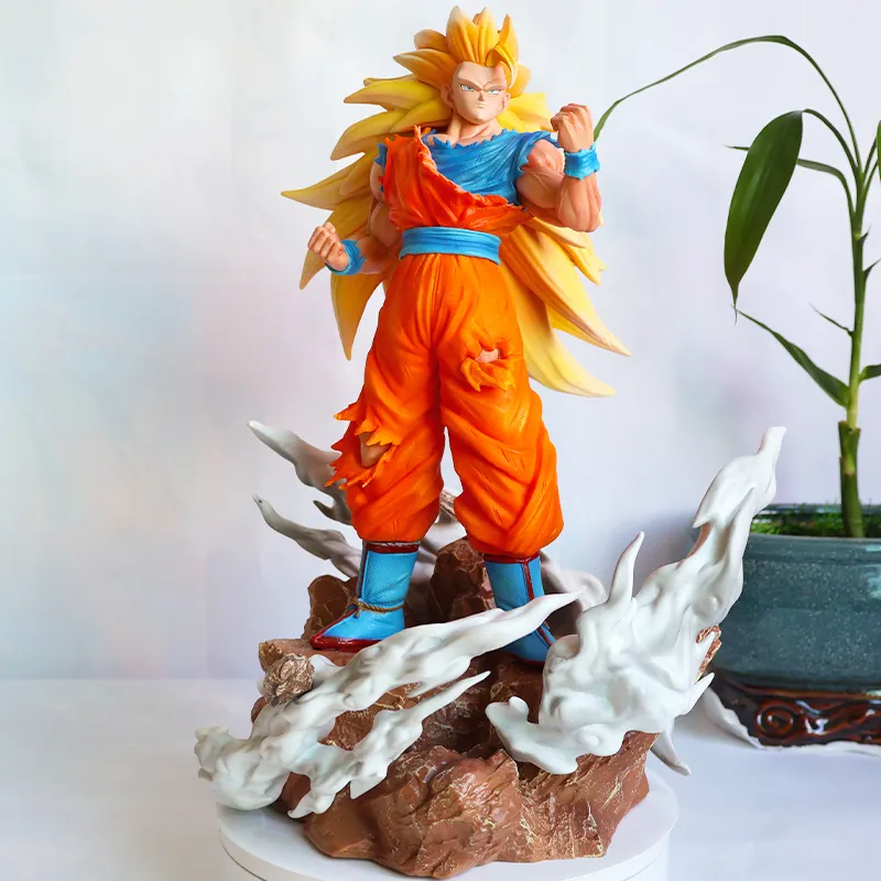 Penjualan laris mainan koleksi Model Anime Goku Vegetto Anime Figure