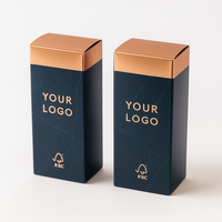 Caja de cartón de papel personalizada con logotipo, embalaje de crema facial para el cuidado al por menor, caja de tarjetas de papel de belleza cosmética plegable impresa a todo color