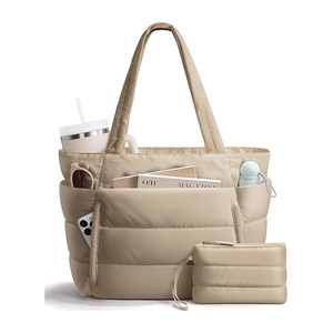 Bolso de Hombro Acolchado Anti-robo con Bolsillo Exterior, Portátil, Compatible con Laptop, Resistente al Agua, Tipo Tote - Product Image 6