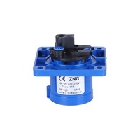 Prise industrielle ZNG-613 en gros d'usine, 3 broches, 220V, 16A, boîte d'alimentation, prise femelle d'entrée