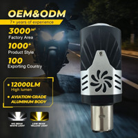 Ampoules de phare LED Dasheng DS-X01 12V H4 avec lentille blanche pour la rénovation/amélioration des phares de moto