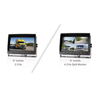 Machines pour l'agriculture Grue Camion AHD Car Display 9inch Dashboard Monitor