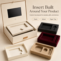 Boîte cadeau vidéo LCD personnalisée avec écran numérique pour mariage, événement, souvenir, emballage promotionnel