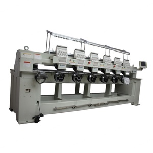 Machine à broder automatique pour vêtements, chapeaux, polos, t-shirts, sacs, uniformes à 6 têtes, fabrication chinoise, à vendre - Product Image 1