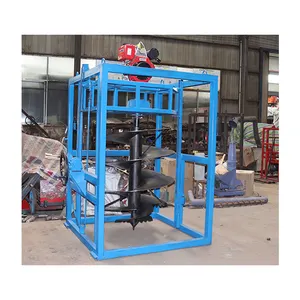 High Quality Geotechnical Drilling Tools Earth Augger 12HP Diesel Digging Holes Machine