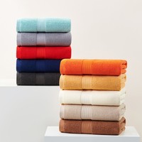 Pure Cotton Adult 50*100CM Oversized Towel Shower Towel Absorbent Multicolor Sports Cotton Bath Towel