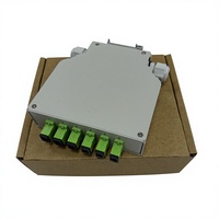 Boîtier de terminaison fibre optique sur rail DIN OEM ODM en acier laminé à froid, ABS ignifuge, 6 ou 12 cœurs SC APC UPC, boîtier de distribution optique