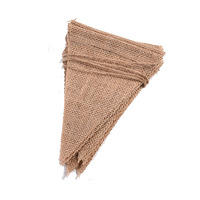 Nature Jute Corde Hessian Toile De Jute Bannière Bruant Fanion Décoration De Mariage Photographie Props Fête pour Graduation Ramadan Diwali