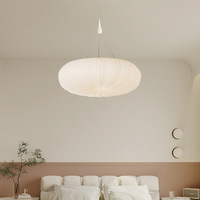 Plafonnier moderne de style crème simple pour chambre principale salle à manger étude citrouille chambre d'enfants lustre en acrylique