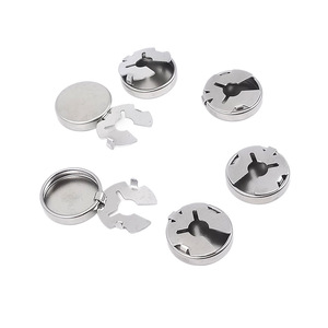 Botones de Puño Redondos de Acero Inoxidable para Camisa de Hombre, Accesorios para Uso Diario AN-832 - Product Image 3
