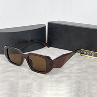 Vente en gros 2025 Nouveaux Lunettes de soleil unisexes de luxe à monture complète hexagonale UV400, personnalisables avec logo, de marque célèbre, modèle 2662 9128 8769
