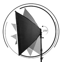 Takenoken 50x70cm pour Softbox Photographie Kit D'éclairage Caméra Lumière Soft Box pour Réflexion Accessoire De Tournage pour Studio Photogr