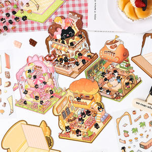 Doremi Workshop Series Miniature Scene Creative 3D Aquascape Stickers décoratifs 3 Stickers par paquet - Product Image 1