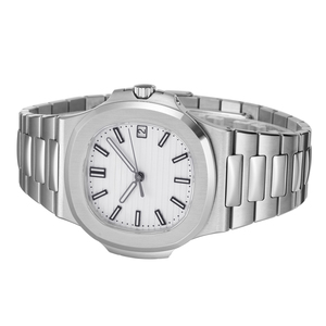 Reloj Deportivo de Lujo para Hombre, Caja Octogonal, Correa Integrada de Acero Inoxidable, Movimiento Automático, Reloj de Pulsera para Galas Benéficas - Product Image 3