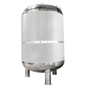 Tanque de armazenamento de óleo, preço de fábrica, grande capacidade, aço inoxidável, preservação de calor, água, leite, líquido