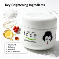 Sérum Hydratant Raffermissant Naturel à Marque Blanche Acide Kojique Collagène Vitamines C&E Éclaircissant Unifiant le Teint Clarifiant