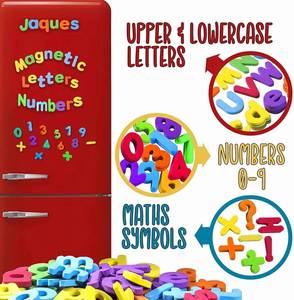 Juguete Educativo, 26 Letras del Alfabeto Mayúsculas, Imanes de Espuma con Letras del Abecedario - Product Image 6