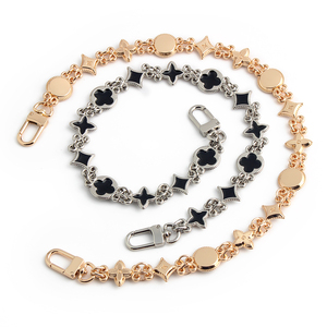 高級レディースバッグエクステンダーチェーン合金金属ショルダーストラップチャーム付きハンドバッグDIYアクセサリー卸売 - Product Image 3