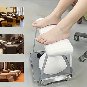 Professional Pedi Foot Stand Rest Movable Tool Tray Portable Salon Pedicure Footrest <b>Adjustable</b> Nail Spa for Living Room Mall - Product Image 2