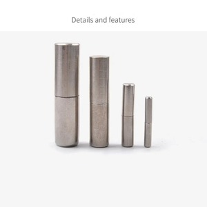 Charnières de porte cylindriques soudées en acier inoxydable 304, charnières de rechange pour <span class=keywords><strong>portail</strong></span> et fenêtre, axe mâle-femelle en acier - Product Image 6
